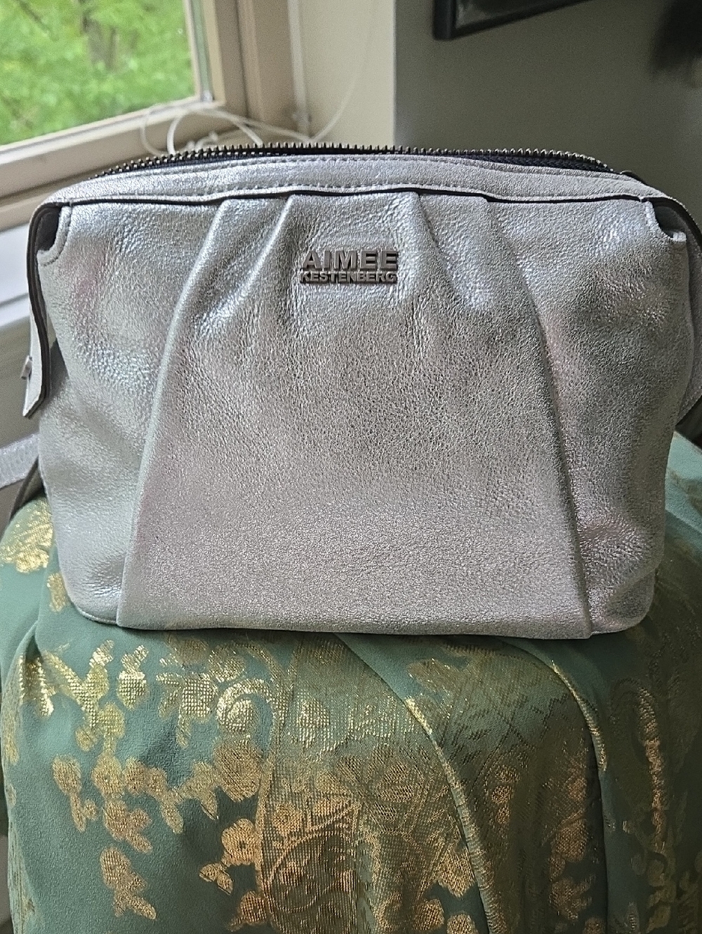 AIMEE KESTENBERG Silver Crossbody Bag